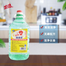 金鱼 GoldFish 洗洁精 5kg 大桶装  食品级配方洗涤灵 商用家用厨房去油果蔬清洗剂洗碗餐具无磷 除油去腻
