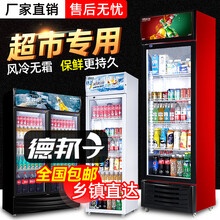 斯飞格啤酒柜商用 冰箱冷藏展示柜保鲜柜冷柜立式饮料柜 饮料冰箱便利店超市专用 单门双开门三门风冷无霜 单门【风冷】下机组-白色/红色/黑色-380L 红色