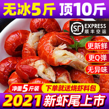虾运 小龙虾尾冷冻生鲜虾球鲜活海鲜水产批发 净重5斤纯虾尾 (特号4-6cm)每斤净虾尾120只