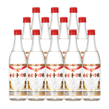 分金亭特酿 江苏老字号白酒整箱光瓶自饮浓香型 优质纯粮酒固态发酵 42度500mL*12瓶 整箱装