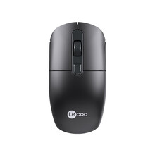 来酷（lecoo）无线鼠标 电脑办公鼠标 USB接口全面兼容 黑色