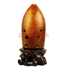 冯氏陶埙八孔陶埙8孔红陶双腔演奏录音款笔筒埙套装埙12个调式 D调