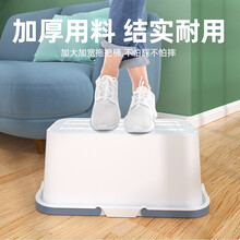 好卫手多功能加厚大号免手洗平板海绵拖把手提清洁桶 白色拖把桶