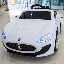 小汽车坐人双人玛莎拉蒂儿童电动车四轮带遥控汽车可坐小孩童车宝宝玩具车可 玛莎拉蒂【白色】自驾+遥控+蓝牙音乐+锂电瓶