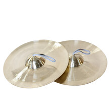 曲漾 大中小京镲响铜专业铜镲大小帽镲广钹铙苏钹川钹民族乐器 32cm大帽镲（约5斤）