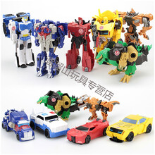男孩一步玩具大黄蜂恐龙汽车机器人儿童玩具 六款全买【特优惠】