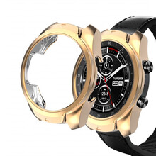 巨力仕 保护壳适用Ticwatch pro保护壳表壳 出门问问智能运动手表ticwatchpro硬壳 玫瑰金Tic watch pro表壳