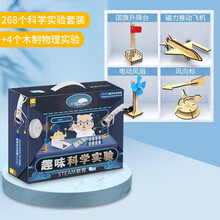 儿童科学实验套装小学生男孩生日礼物10-11岁益智小实验玩具女孩手工制作科技发明儿童礼物  268科学实验套装+4件套物理实验