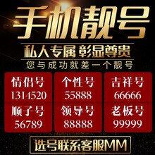 中国移动  手机靓号豹子号手机号码卡靓号全国号段手机卡顺子号电话卡情侣号188号段199号段任性选 六连号定制1000