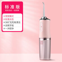 家用电动冲牙器便携式智能洗牙器牙结石牙线牙垢口腔清洁牙齿神器 粉 旗舰款-4喷头/3种模式/高频水压