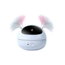 允爱猫玩具红外线激光灯笔逗猫棒自动电动猫咪智能自嗨解闷神器 电池款-小包-蓝色