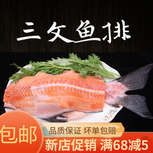 冰鲜速冻三文鱼头4斤装海水产鱼类 6斤鱼排