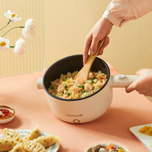 九阳 Joyoung 1.5L 多用途锅 火锅锅 电炒锅 电火锅 20cm大口径 食品级不粘涂层 火力可调 HG15-G180