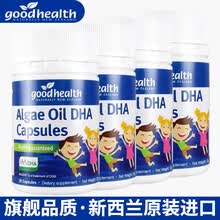 国际	
goodhealth好健康 DHA藻油亚麻籽油 婴儿儿童孕妇成人可配合核桃油鳕鱼肝油使用 30粒/瓶 四瓶装