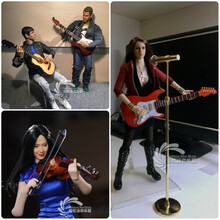 京炫（JINGXUAN)12寸人偶6分娃1:6兵人BJD1/6可儿小布小提琴话筒乐器模型摆件 【25厘米竖琴】