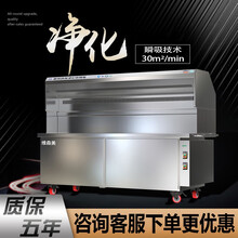维森美【送货上门】无烟烧烤车商用烧烤炉摆摊移动木炭净化器大型环保户外烧烤车无烟净化器烧烤架 1.8米双组四层净化率96（轻奢款可拆卸清洗