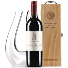 超市	【酒庄直采】列级庄 拉图酒庄红葡萄酒 法国原瓶进口红酒干红 750ml 拉图古堡/拉图庄园 正牌 2008年
