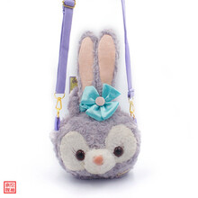 迪士尼星黛露包迪士尼兔子毛绒斜挎jk制服包达菲雪莉公仔儿童成人双肩包幼儿童女童少女单肩包零钱包 大号星黛露(可放手机)