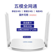 路游器 4g无线路由器插卡通cpe监控上网无线宽带sim转有线千兆便携式车载随身移动wifi 通4G/3G 高速版 合家享-冲浪月包