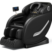 KONKA/康佳按摩椅家用小型豪华全身电动按摩器太空舱 灰黑 【高配】坐垫气囊、揉捏  手控支架 足底揉捏 小腿