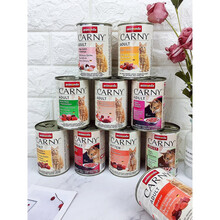 德国carny卡尼无谷鲜肉成猫幼猫主食猫罐头猫主粮400g*5罐 提示：如需自选口味请联系客服 3-6个月