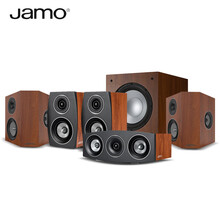 尊宝 JAMO C93II+C9cenII+C9SURII+J10 音箱音响5.1套装HIFI有源低音炮 暗苹果色