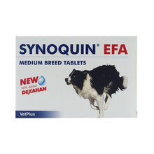 英国宠特宝Synoquin节舒骼健关节宝小型犬狗狗舒缓强化骨骼康复钙片 宠特宝中型犬30粒一盒(保证)