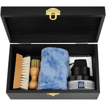 LVV鞋油套装 擦皮鞋保养护理套装 真皮保养油擦鞋神器 黑色白色无色棕色皮鞋油 03白色鞋油套装