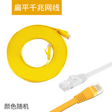 五类网线高速宽带线电脑网络成品室外家用2m 两m两米 2米监控线5m8m10m20M50米六类千兆百 【千兆】扁平网线 1m