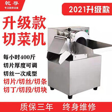 乾尊 切菜机商用食堂用多功能厨房全自动切片切丝切丁切段切馅酸菜萝卜饭店工厂学校酒店 30切菜机