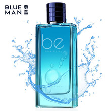 尊蓝男士香水100ml持久蓝调淡香清新时尚自然男人味低调典雅法木质男用调动香薰情礼盒 馥奇香调100ml