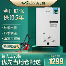万和(Vanward)8L升平衡式 燃气热水器JSG16-8B 可直接安装浴室卫生间内 JSG13-6.5B(6.5升液化气)