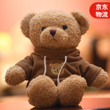 【新款】泰迪熊抱抱熊毛绒玩具小熊公仔大号熊抱枕布娃娃玩偶女孩生日礼物520礼物送女友 棕色 50厘米