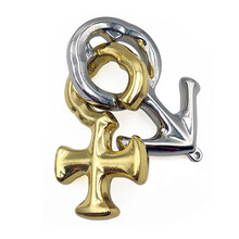 鲁班Puzzle锁蛇口逃生儿童玩具成人烧脑解闷马蹄扣魔锁全套装 荧光黄 爱神锁(5级)