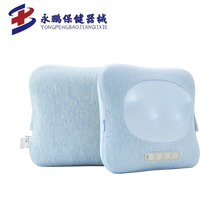 腰部按摩按摩器背部腰部颈椎按摩靠垫多功能 全身枕按摩垫 靛海蓝
