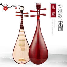 琵琶乐器初学入门儿童成人红木花梨木手工琴盒考级教材民族乐器 儿童款 标准款：素面