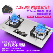 【旗舰款】好太太家用燃气灶双灶液化气灶天然气嵌入式台式猛火灶定时煤气灶 7.2KW鸳鸯灶+定时+升级高配版 液化气