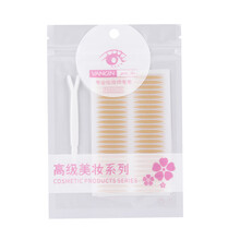 梵今（VANGIN）化妆师专用网纱蕾丝双眼皮贴无痕自然透明隐形超粘女男士 480贴/包(细条款)配+叉子
