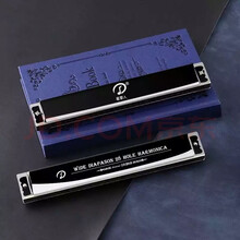 天鹅追梦人28孔复音c调口琴德国进口音簧重音口琴专业演奏级初学者学生入门刻字  黑色复音c调【常用推荐】全套礼包