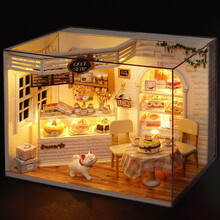 我屋DIY小屋蛋糕日记手工制作恶作剧之吻房子玩具模型3d立体拼图过家家12岁男14岁女小孩儿童创意生日礼物