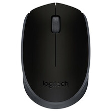 罗技（Logitech）M171 鼠标 无线鼠标 办公鼠标 对称鼠标 黑色 带无线2.4G接收器