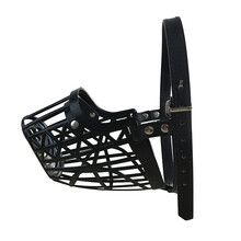 狗狗嘴套嘴罩 防捡食狗狗嘴套防咬金毛口笼防乱吃捡食泰迪边牧柯基小型大型犬狗嘴罩 黑色 1#嘴围12-15cm，建议体重4-7斤