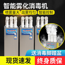 耐尔尼雾化消毒机养殖场喷雾消毒机猪场猪舍专用智能人员通道消毒机超声波养猪场养殖设备 10L手动【加厚款】(3喷头）