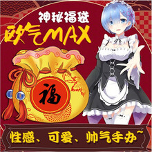 二次元日本动漫妹子盲盒美少女成人福袋蕾姆由乃穹妹卡通周边 238福袋(保底4个精品大) 可爱妹纸