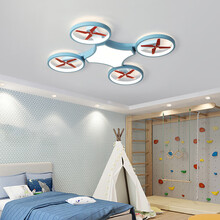 ARROW箭牌飞机灯儿童房灯具创意时尚男孩儿童房间吸顶灯北欧卧室灯饰 吸顶款小号 无极调光