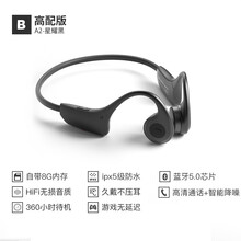 CRIMSON ROSE骨传导运动蓝牙耳机不入耳挂耳式耳骨传导耳机跑步耳机无线运动耳机typec充电 【星耀黑·高配版】8G内存