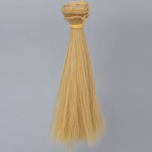 新品BJD陶瓷娃娃假发SD刘海高温丝可儿ob棉花娃多色加厚发排假毛材料 406# 横长1米竖长50厘米