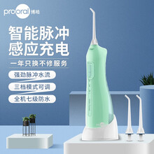 【促销购】博皓（prooral）冲牙器洗牙器水牙线 高频脉冲水流 牙齿清洁器牙缝冲洗器5013 天青绿