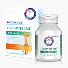 百适滴（BIOAMICUS）增乐高 初乳碱性蛋白 助长高长个增高氨基丁酸藻油DHA乳钙补钙VD3 1瓶装
