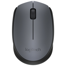 罗技M170无线鼠标电池款USB接口10米无线覆盖便携商务办公家用电竞游戏台式笔记本电脑苹果MAC 【M170】无线鼠标 灰色
